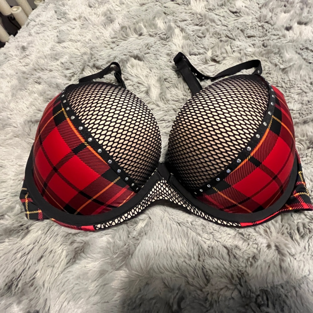 Victoria’s Secret x Balmain Plaid Bra - 34D